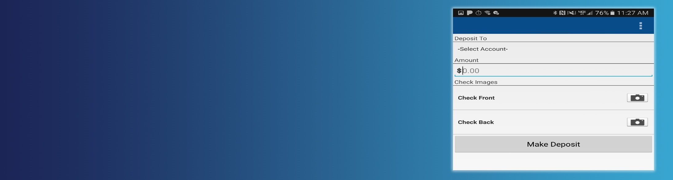 Now Offering Mobile Deposits